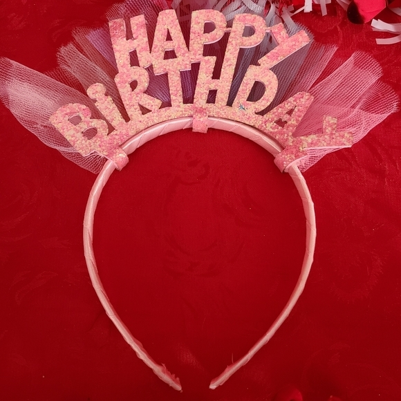 Cat & Jack Happy Birthday‎ headband and tutu - Picture 4 of 6